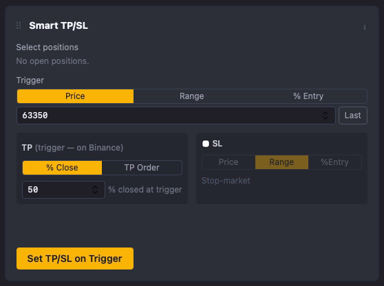 Smart TP/SL